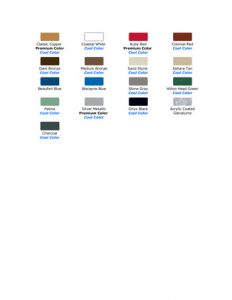 Chimney Shroud Color Options